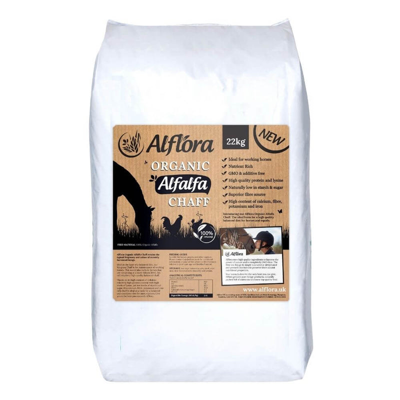 Alflora Organic Alfalfa Chaff 22kg - Percys Pet Products