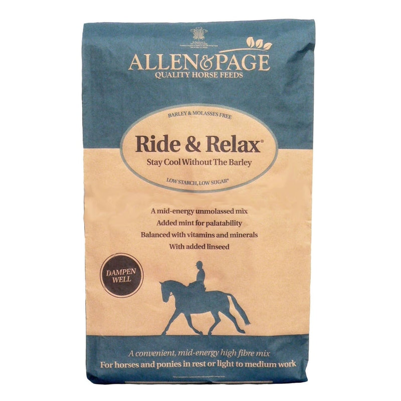 Allen & Page Ride & Relax 20kg - Percys Pet Products