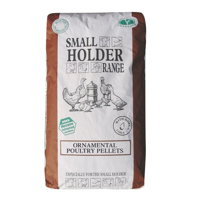 Allen & Page Small Holder Range Ornamental Poultry Pellets 20kg - Percys Pet Products