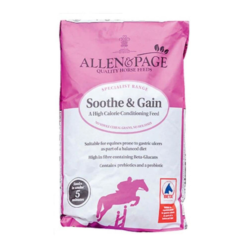 Allen & Page Soothe & Gain 15kg - Percys Pet Products