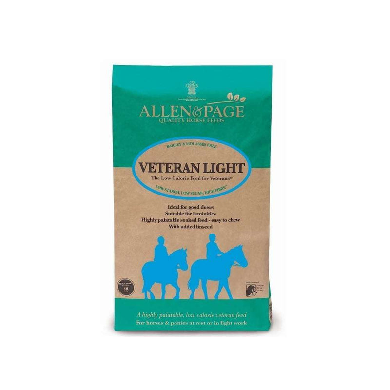 Allen & Page Veteran Light Horse Feed 20kg - Percys Pet Products
