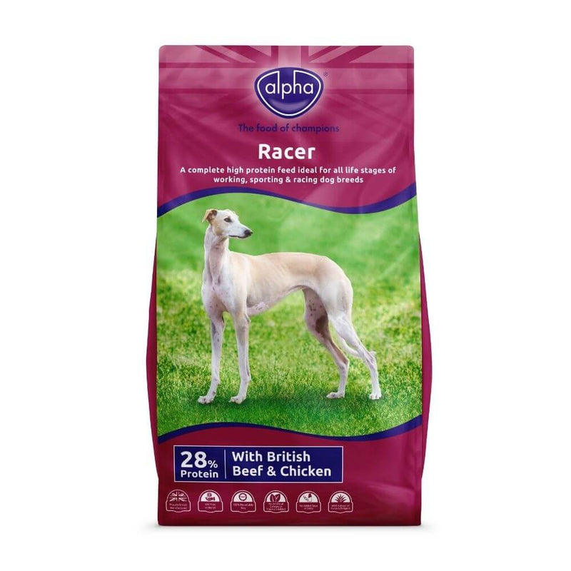 Alpha Racer 28% Protein Sporting Dog Food 15kg - Percys Pet Products