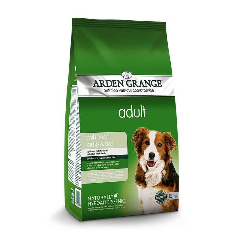 Arden Grange Adult Rich in Fresh Lamb & Rice Dog Food 12kg - Percys Pet Products