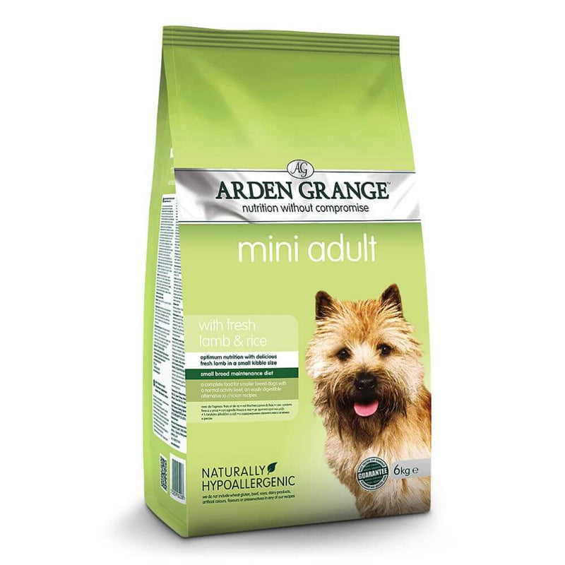 Arden Grange Mini Adult Dog Food Lamb & Rice 6kg - Percys Pet Products