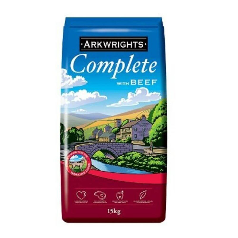 Arkwrights Complete Beef Working Dog Food 15kg - Percys Pet Products