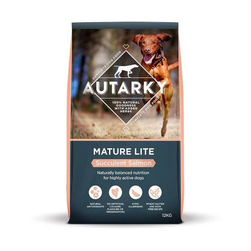 Autarky Succulent Salmon Mature Lite Dog Food - Percys Pet Products
