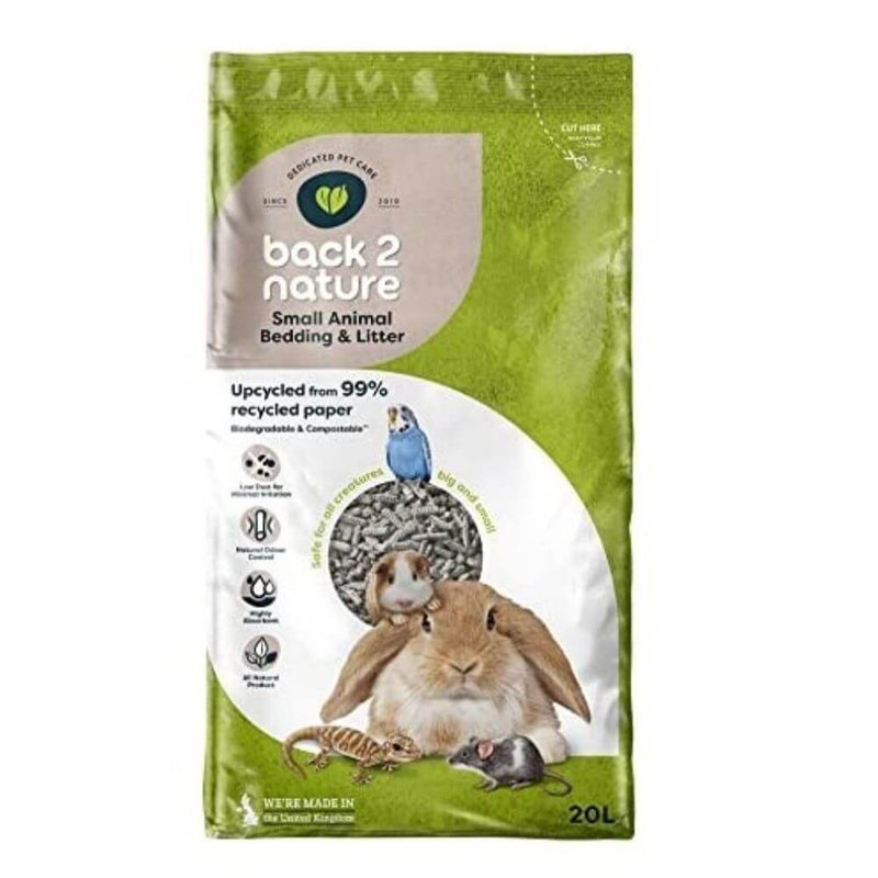 Back 2 Nature Small Animal Bedding & Litter 20L - Percys Pet Products