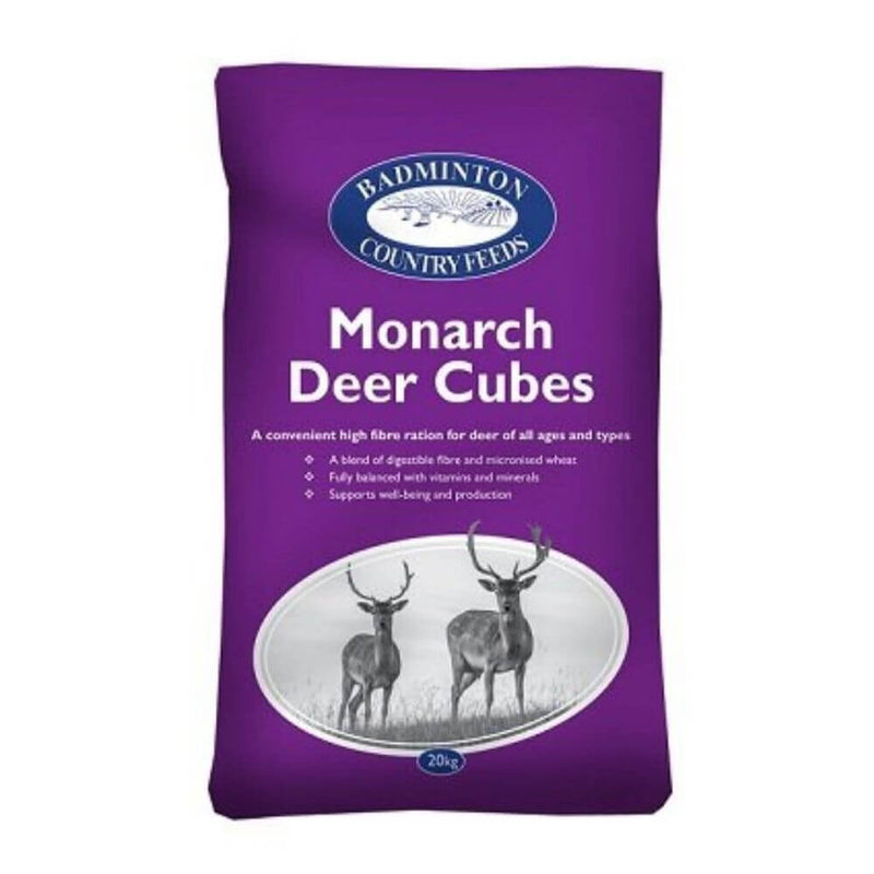 Badminton Monarch Deer Cubes 20kg - Percys Pet Products