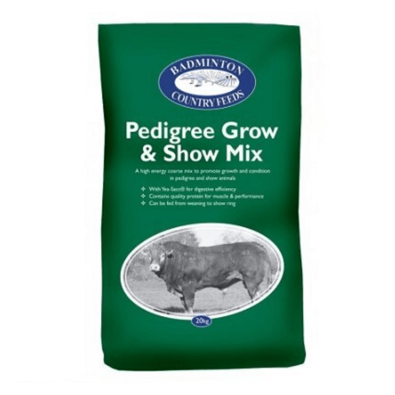 Badminton Pedigree Grow & Show Cattle Feed 20kg - Percys Pet Products