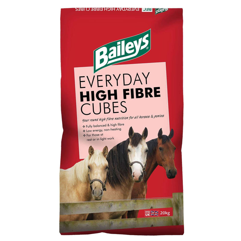 Baileys Everyday High Fibre Cubes Horse & Pony Feed 20kg - Percys Pet Products