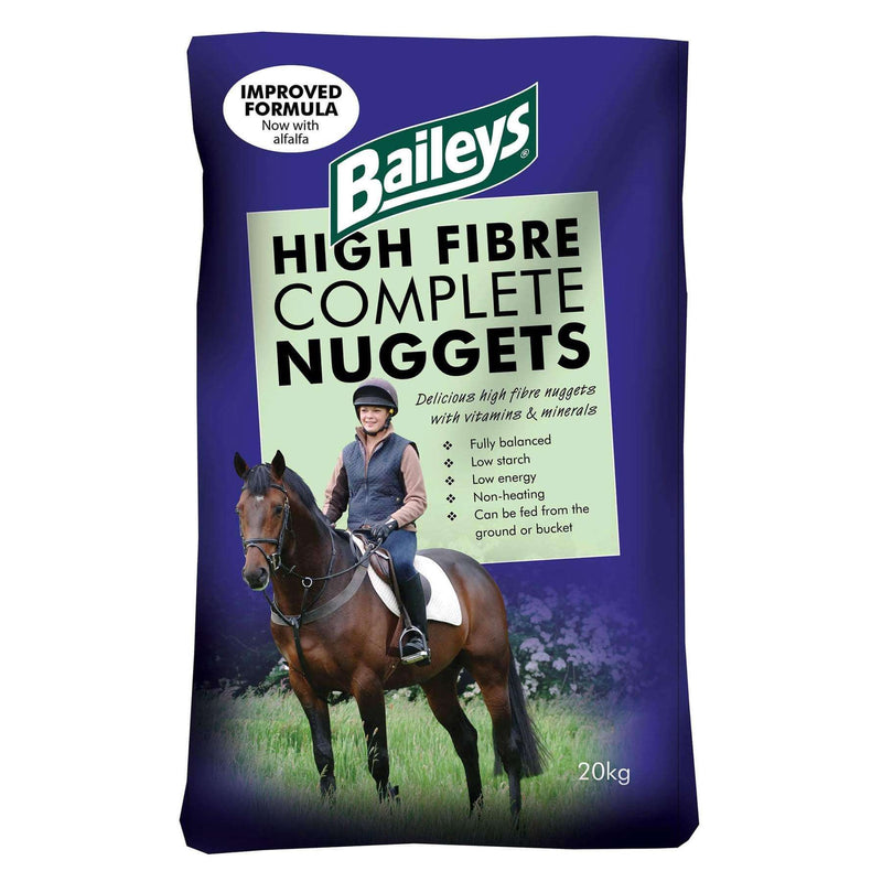 Baileys High Fibre Complete Nuggets Horse Food 20kg - Percys Pet Products
