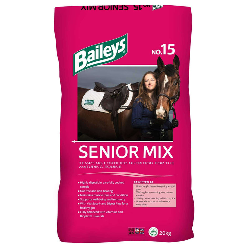 Baileys No.15 Senior Mix Horse Food 20kg - Percys Pet Products