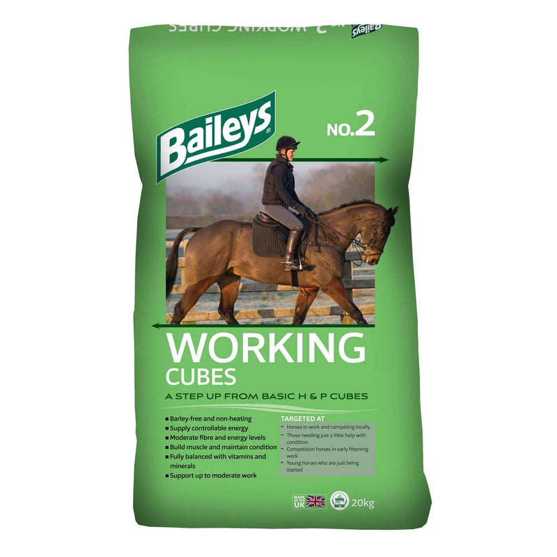 Baileys No.2 Working Horse & Pony Cubes 20kg - Percys Pet Products