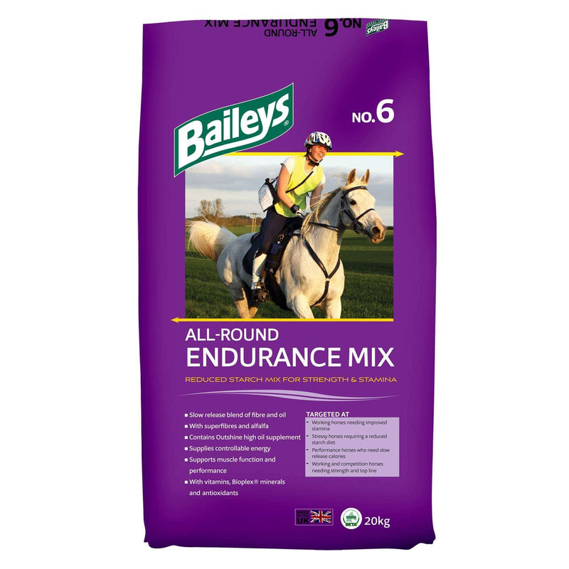 Baileys No.6 All-Round Endurance Mix 20kg - Percys Pet Products