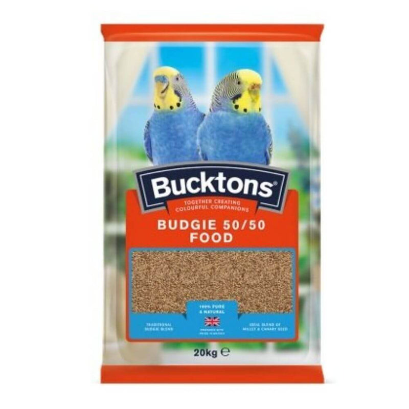 Bucktons 50/50 Budgie Food 20kg - Percys Pet Products