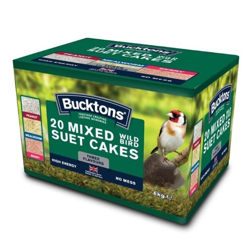 Bucktons Mixed Mo Mess Suet Cakes 300g x 20 - Percys Pet Products