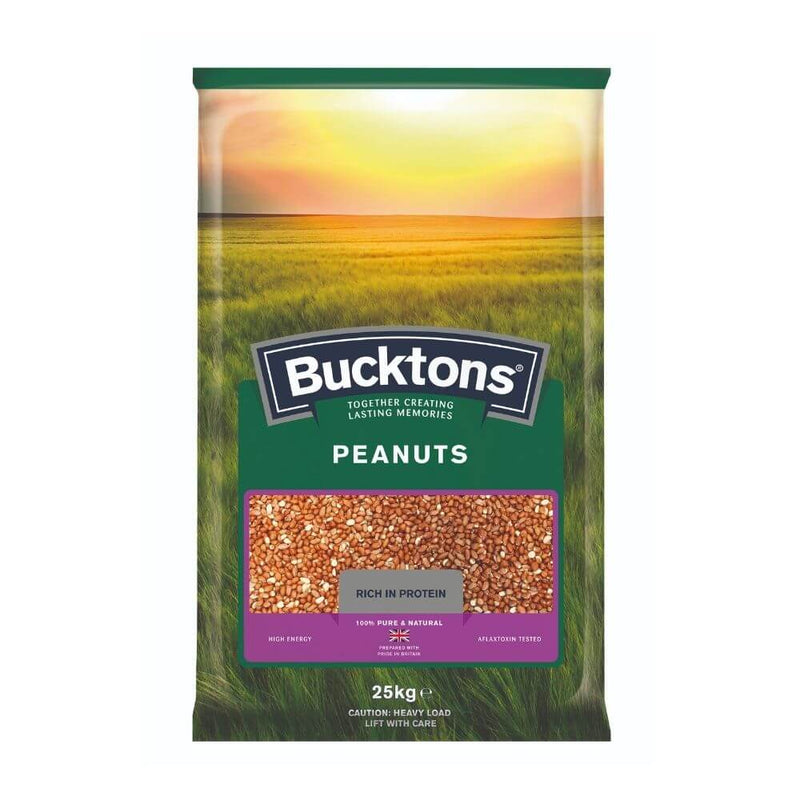 Bucktons Peanuts 100% Natural Wild Bird Food 25kg - Percys Pet Products