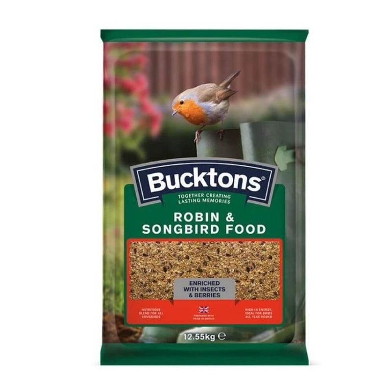 Bucktons Robin & Songbird Food 12.55kg - Percys Pet Products