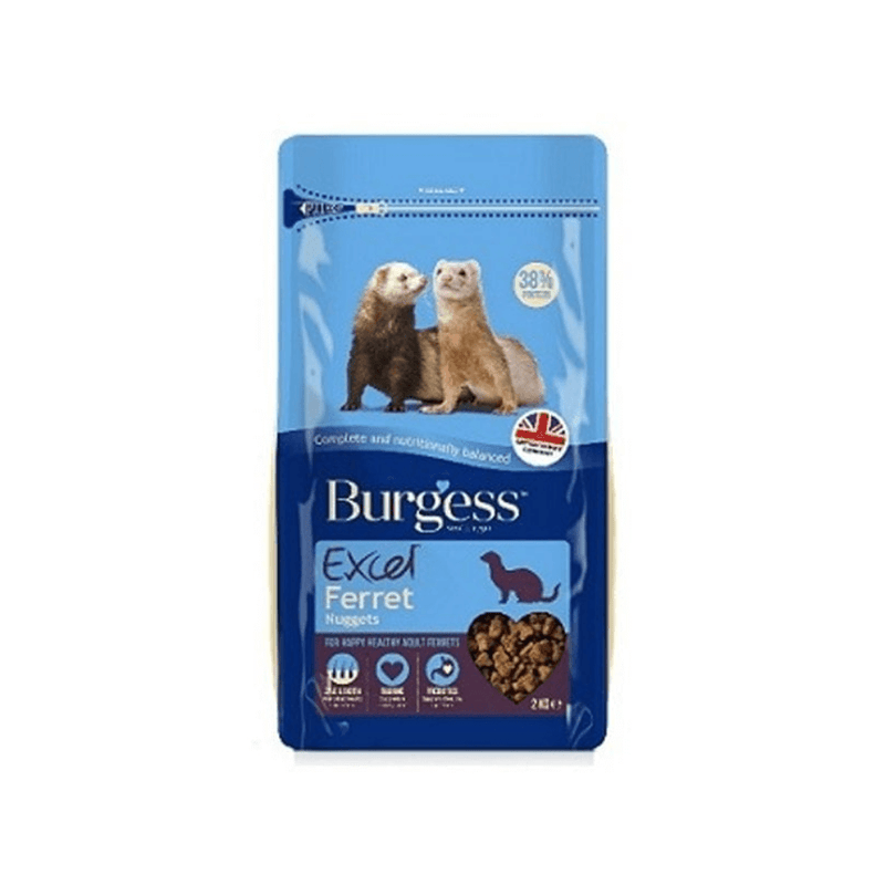 Burgess Excel Ferret Nugget Food 2kg - Percys Pet Products