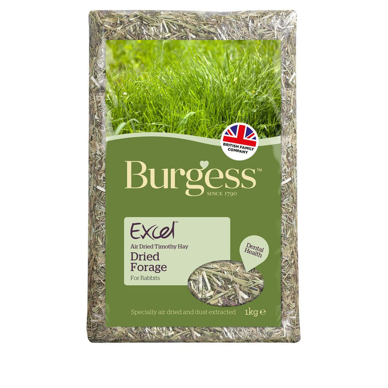 Burgess Excel Forage Rabbit Food 1kg - Percys Pet Products