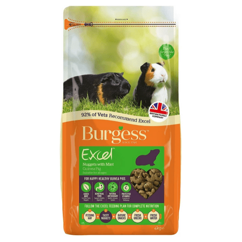 Burgess Excel Guinea Pig Nuggets with Mint - Percys Pet Products