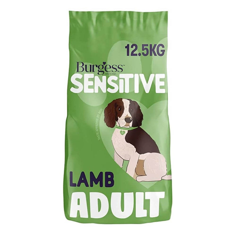 Burgess Sensitive Lamb & Rice Dog Food 12.5kg - Percys Pet Products