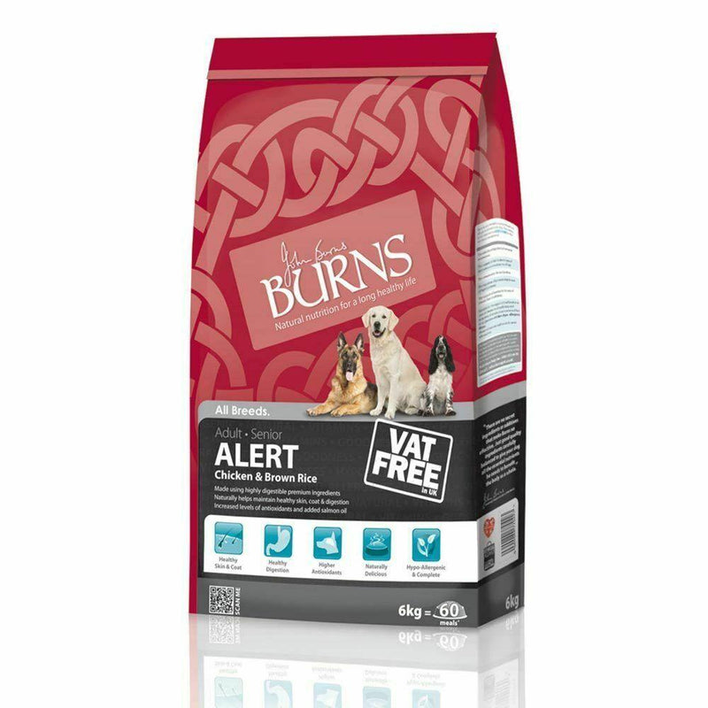 Burns Alert Chicken & Brown Rice Dog Food - Percys Pet Products