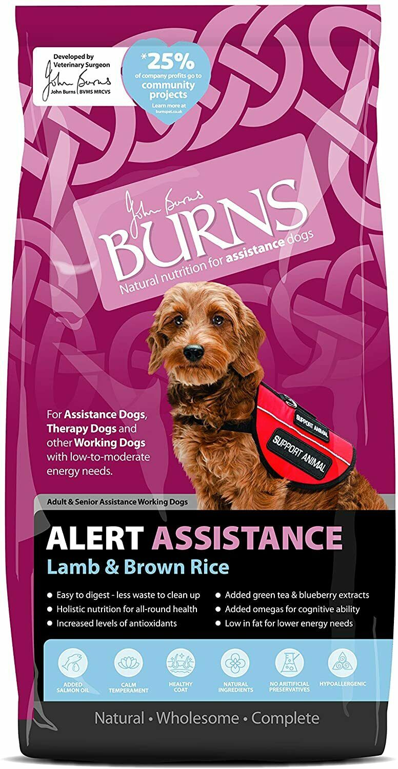 Burns Alert Lamb & Brown Rice Dog Food - Percys Pet Products