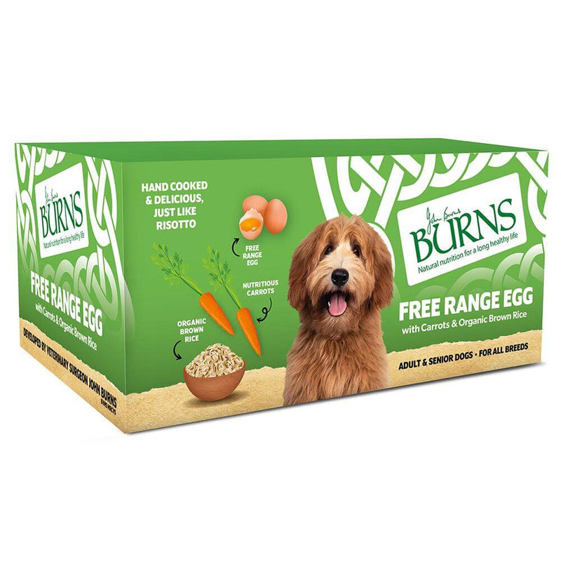 Burns Free Range Egg Wet Dog Food with Carrots & Brown Rice - Percys Pet Products