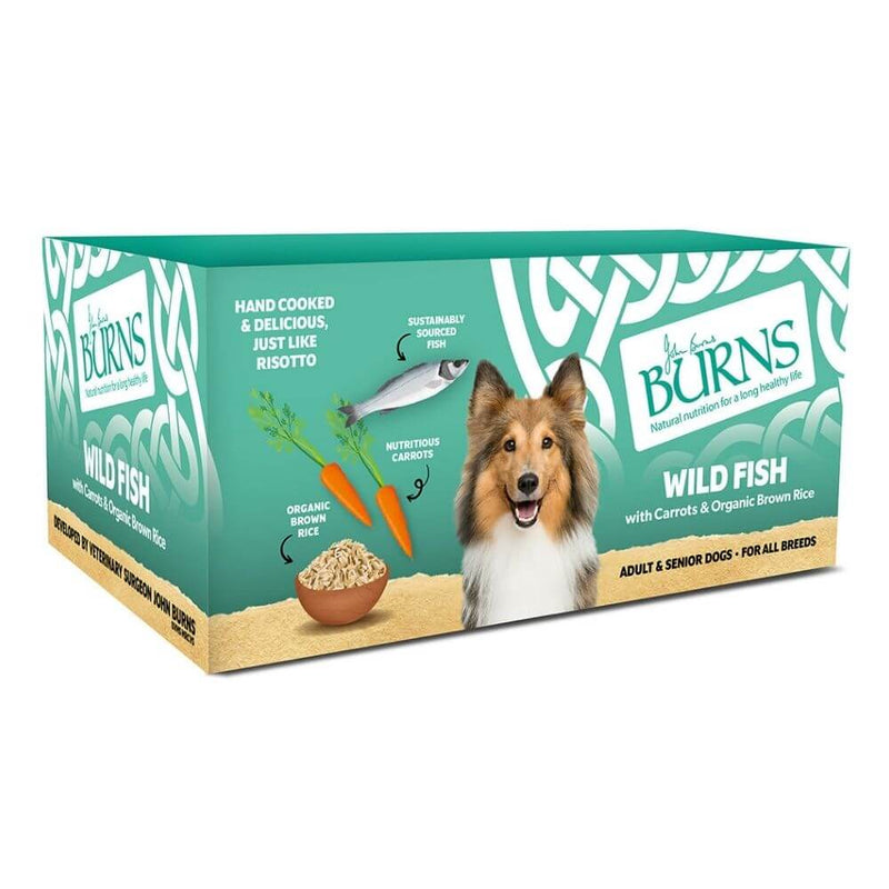 Burns Wild Fish with Carrots & Organic Brown Rice - Percys Pet Products