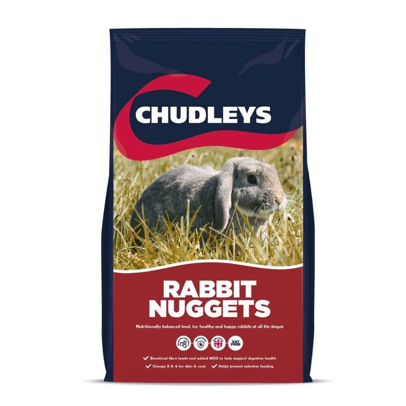 Chudleys Rabbit Nuggets 14kg - Percys Pet Products