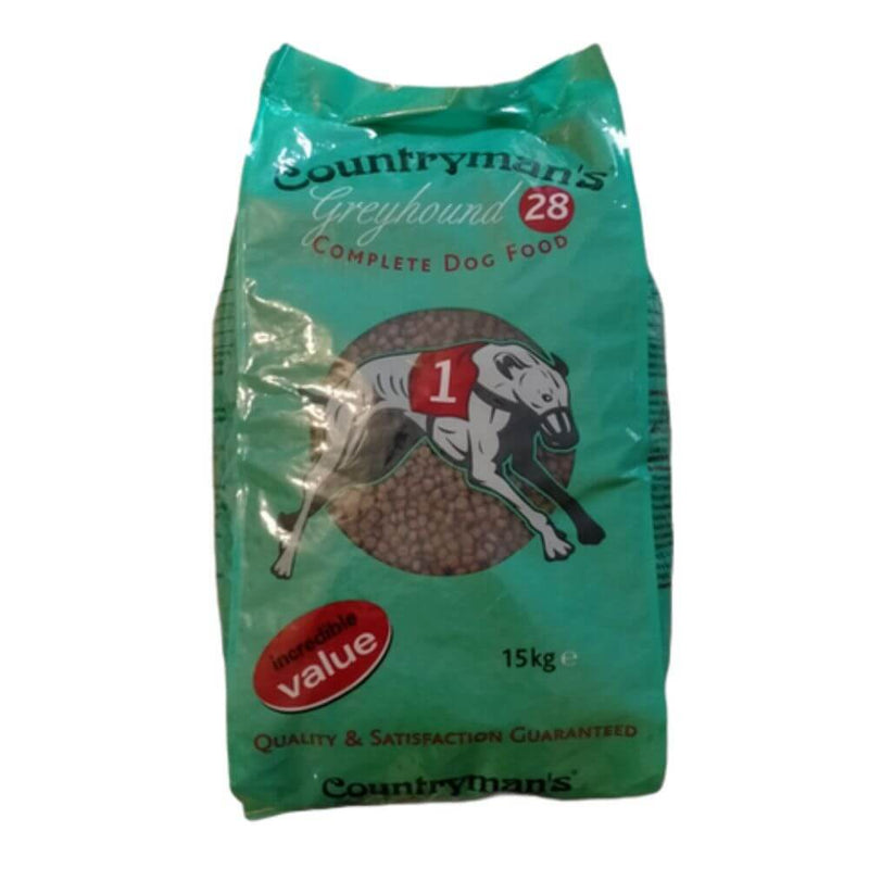 Countryman's Greyhound 28 Complete Dog Food 15kg - Percys Pet Products