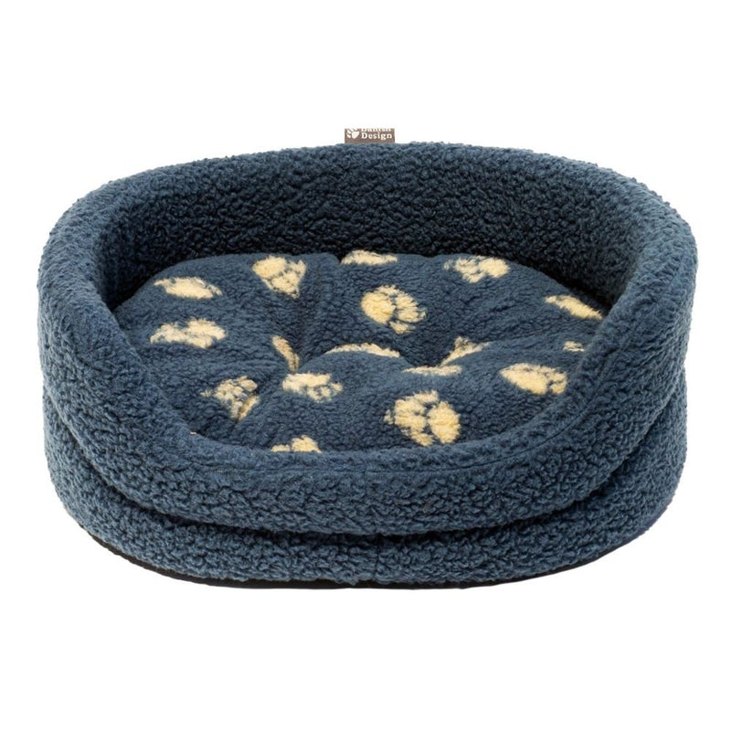 Danish Design Sherpa Fleece Harbour Paw Slumber Bed - Percys Pet Products