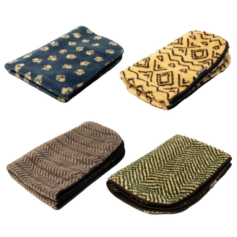 Danish Design Sherpa Fleece Pet Blanket - Various Designs - Percys Pet Products