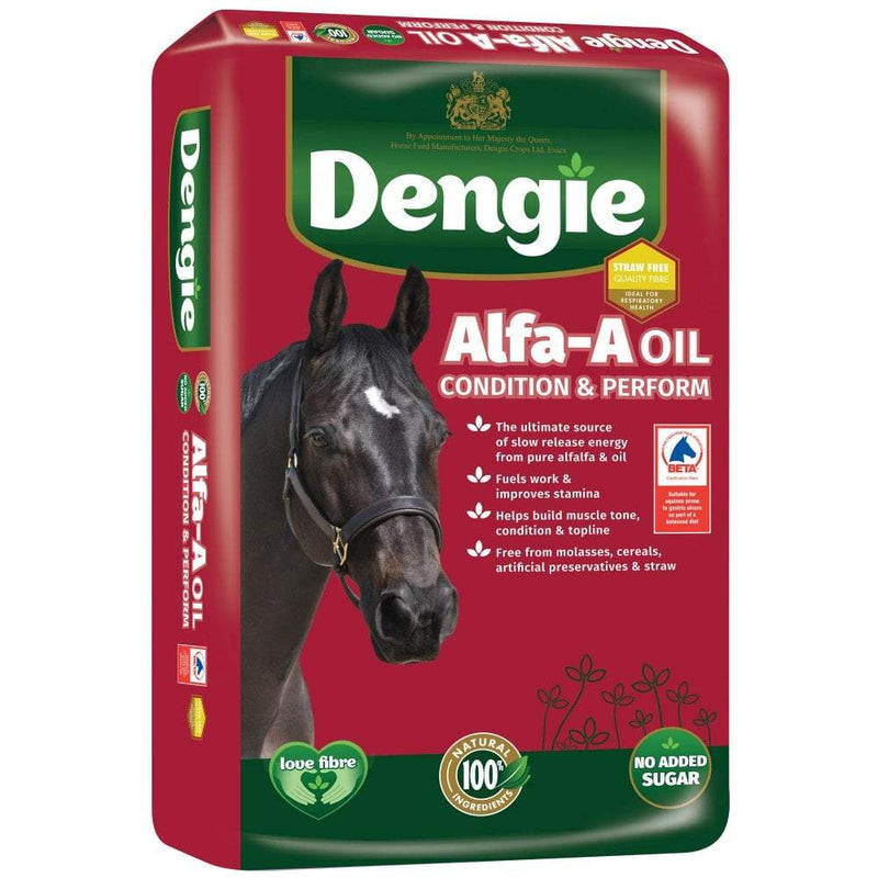 Dengie Alfa-A Oil Alfalfa Fibre Horse Feed 20kg - Percys Pet Products