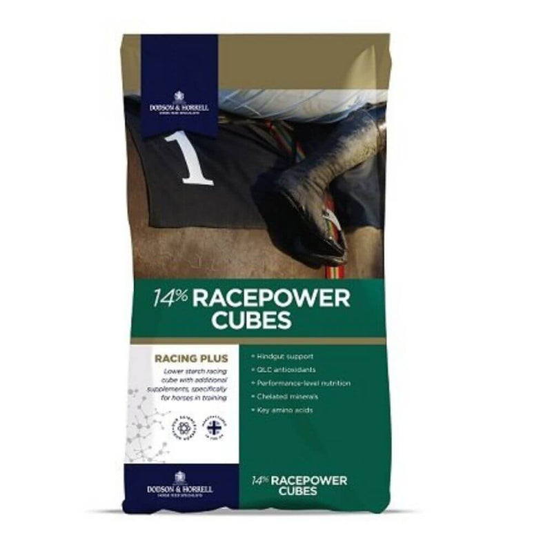 Dodson & Horrell Racepower Cubes 14% 25kg - Percys Pet Products