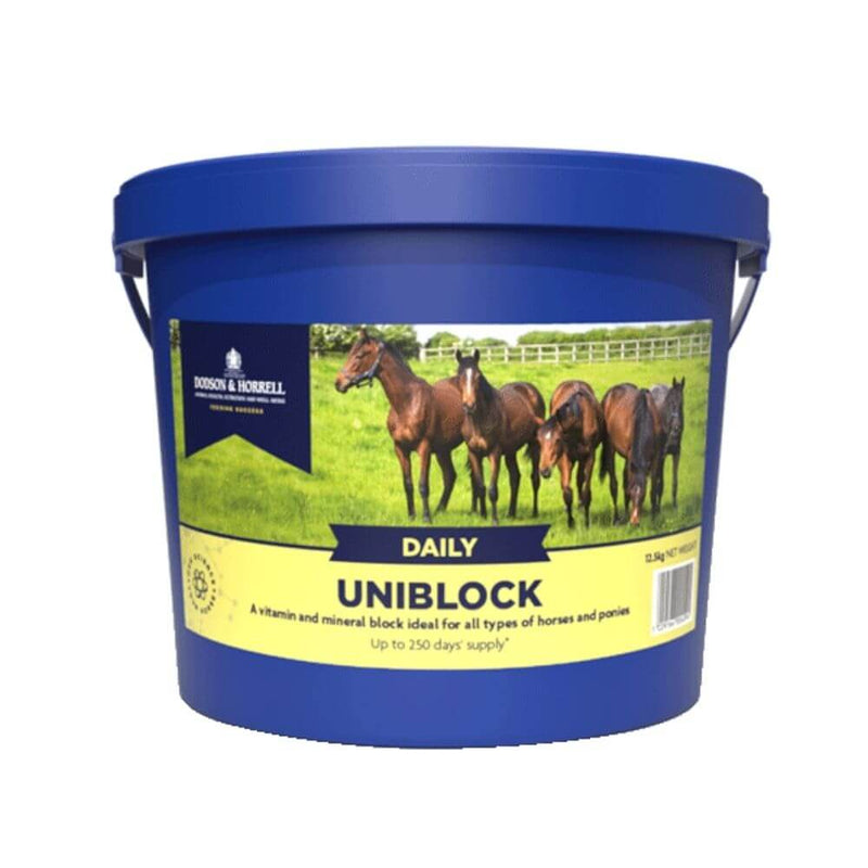 Dodson & Horrell Uniblock Horse & Pony Mineral Lick 12.5kg - Percys Pet Products