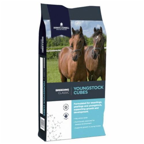 Dodson & Horrell Youngstock Cubes Horse Feed - 20kg - Percys Pet Products
