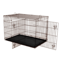 Dogit 2 Door Wire Black Dog Crate - Percys Pet Products