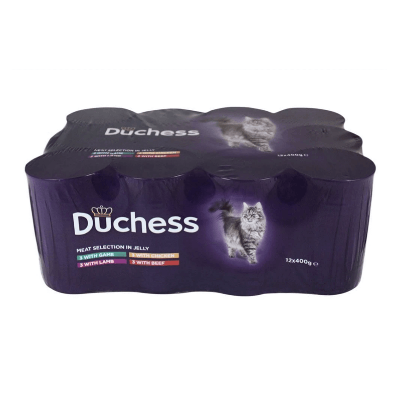 Duchess Meat Chunks in Jelly Variety Cat Food 12x400g - Percys Pet Products