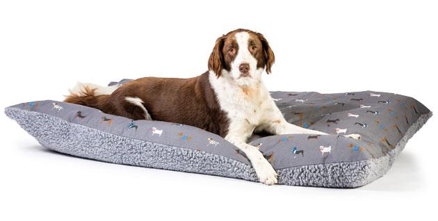 FatFace Marching Dogs Deep Duvet Dog Bed - Percys Pet Products