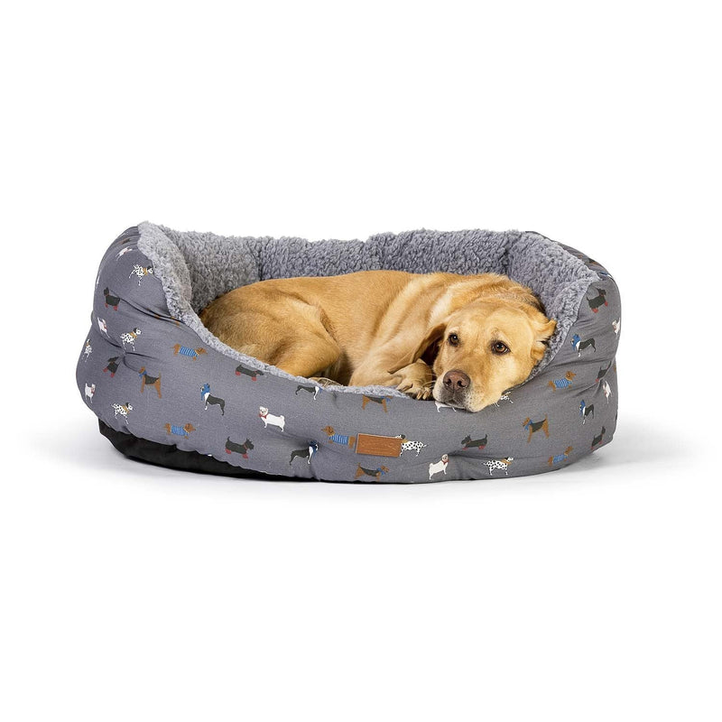 FatFace Marching Dogs Deluxe Slumber Dog Bed - Percys Pet Products