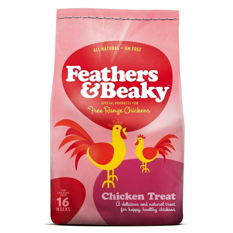 Feathers & Beaky Chicken Treats - Mixed Corn with added Oyster Grit 5kg - Percys Pet Products