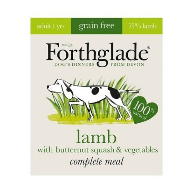 Forthglade Complete Grain Free Lamb Adult Dog Food 18 x 395g - Percys Pet Products