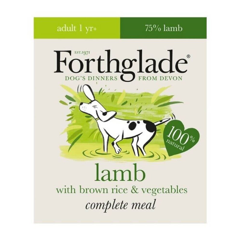 Forthglade Complete Lamb Dog Food 18 x 395g - Percys Pet Products