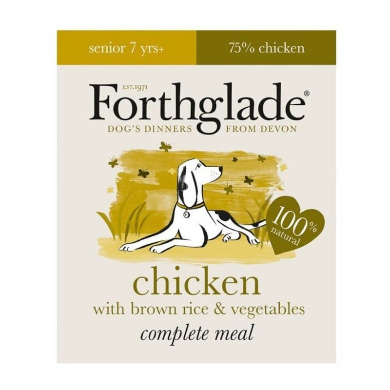 Forthglade Complete Senior Chicken with Brown Rice & Vegetables 18 x 395g - Percys Pet Products