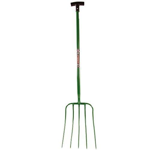 FynaLite Hi-Strength 5 Prong T Grip Manure Fork - Percys Pet Products