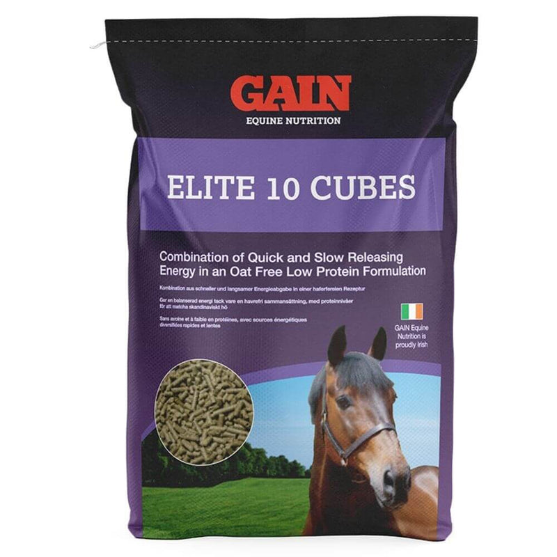 Gain Elite 10 Cubes Horse Feed 25kg - Percys Pet Products