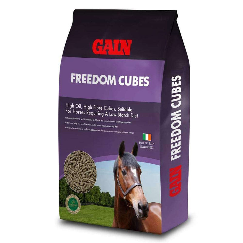 Gain Freedom Cubes Horse Feed 25kg - Percys Pet Products