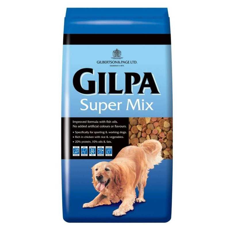Gilpa Super Mix Dog Food 15kg - Percys Pet Products